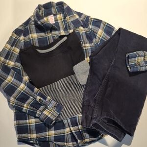 Lot Of 3- Jeans / Urban Pipeline Tee, Joe Blue and Yellow Button Down Shirt